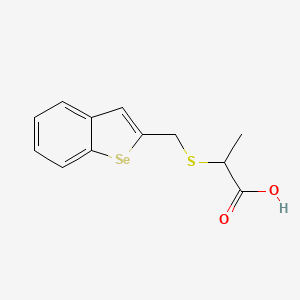 2-{[(1-Benzoselenophen-2-yl)methyl]sulfanyl}propanoic acid