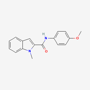 1H-Indole-2-carboxamide, N-(4-methoxyphenyl)-1-methyl-