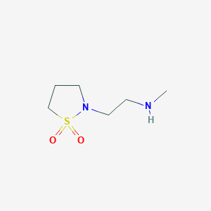 2-[2-(Methylamino)ethyl]-1,2-thiazolidine-1,1-dione