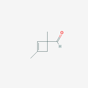 1,3-Dimethylcyclobut-2-ene-1-carbaldehyde