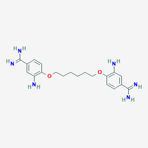 B145607 4,4'-(1,6-Hexanediylbis(oxy))bis(3-aminobenzenecarboximidamide) CAS No. 125880-80-0