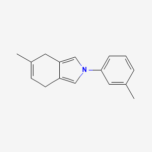 2H-Isoindole, 4,7-dihydro-5-methyl-2-(3-methylphenyl)-