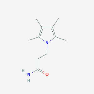 3-(2,3,4,5-Tetramethyl-1H-pyrrol-1-yl)propanamide