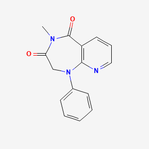 4-Methyl-1-phenyl-1H-pyrido[2,3-e][1,4]diazepine-3,5(2H,4H)-dione