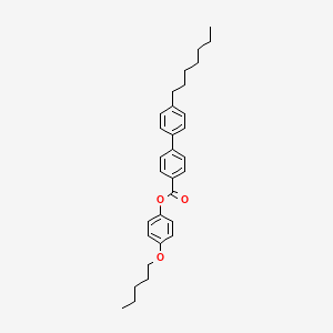 4-(Pentyloxy)phenyl 4'-heptyl[1,1'-biphenyl]-4-carboxylate