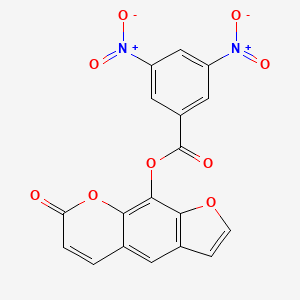 7-Oxo-7H-furo[3,2-g][1]benzopyran-9-yl 3,5-dinitrobenzoate