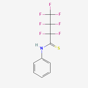 2,2,3,3,4,4,4-Heptafluoro-N-phenylbutanethioamide