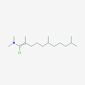 1-chloro-N,N,2,6,10-pentamethylundec-1-en-1-amine