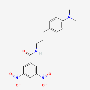 N-{3-[4-(Dimethylamino)phenyl]propyl}-3,5-dinitrobenzamide