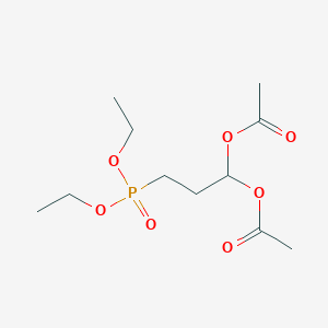 3-(Diethoxyphosphoryl)propane-1,1-diyl diacetate