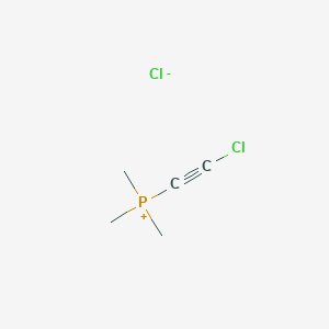 (Chloroethynyl)(trimethyl)phosphanium chloride