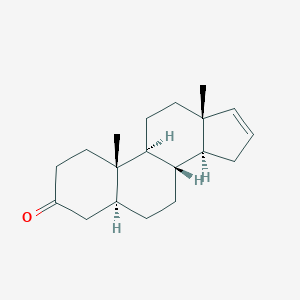 molecular formula C19H28O B145609 5α-雄甾-16-烯-3-酮 CAS No. 18339-16-7