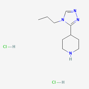 4-(4-Propyl-4H-1,2,4-triazol-3-yl)piperidinedihydrochloride