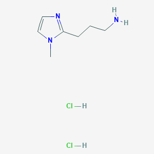 [3-(1-methyl-1H-imidazol-2-yl)propyl]amine dihydrochloride