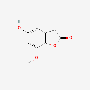 5-Hydroxy-7-methoxy-1-benzofuran-2(3H)-one