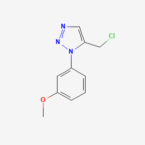 5-(chloromethyl)-1-(3-methoxyphenyl)-1H-1,2,3-triazole