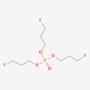 molecular formula C9H18F3O4P B1456100 Tris(3-fluoropropyl)phosphate CAS No. 1346521-40-1