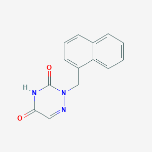 2-[(Naphthalen-1-yl)methyl]-1,2,4-triazine-3,5(2H,4H)-dione