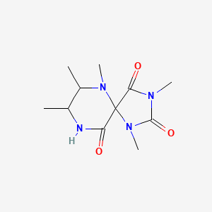 1,3,6,7,8-Pentamethyl-1,3,6,9-tetraazaspiro[4.5]decane-2,4,10-trione