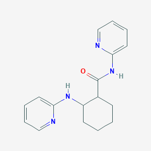 N-(Pyridin-2-yl)-2-[(pyridin-2-yl)amino]cyclohexane-1-carboxamide