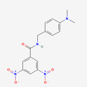 Benzamide, N-[[4-(dimethylamino)phenyl]methyl]-3,5-dinitro-