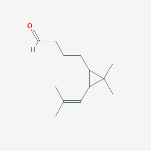 4-[2,2-Dimethyl-3-(2-methylprop-1-EN-1-YL)cyclopropyl]butanal