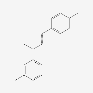 1-Methyl-3-[4-(4-methylphenyl)but-3-en-2-yl]benzene