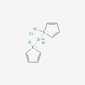 molecular formula C10H11ClZ B1456121 Bis(cyclopentadienyl)zirconium Chloride hydride CAS No. 37342-97-5