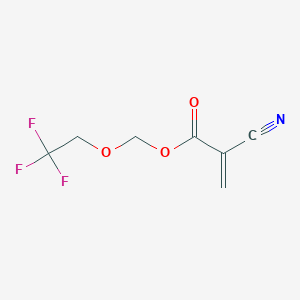 (2,2,2-Trifluoroethoxy)methyl 2-cyanoprop-2-enoate