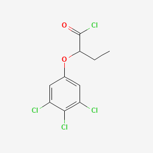 2-(3,4,5-Trichlorophenoxy)butanoyl chloride