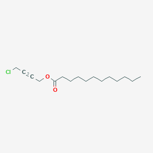 4-Chlorobut-2-YN-1-YL dodecanoate