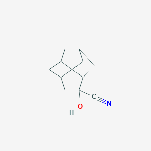 7-Hydroxyoctahydro-1H-2,5-methanoindene-7-carbonitrile