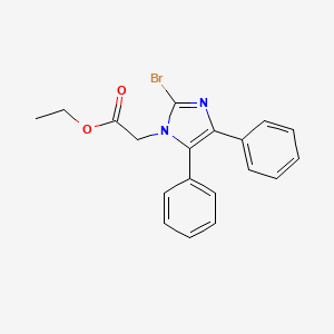 Ethyl (2-bromo-4,5-diphenyl-1H-imidazol-1-yl)acetate