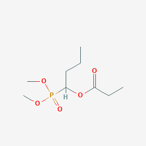 1-(Dimethoxyphosphoryl)butyl propanoate