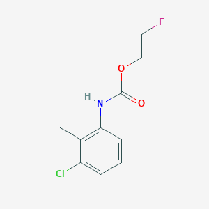 2-Fluoroethyl (3-chloro-2-methylphenyl)carbamate