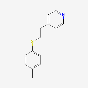 4-{2-[(4-Methylphenyl)sulfanyl]ethyl}pyridine