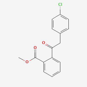 Methyl 2-[(4-chlorophenyl)acetyl]benzoate