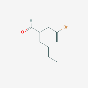 2-(2-Bromoprop-2-EN-1-YL)hexanal