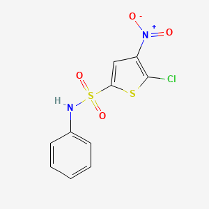 5-Chloro-4-nitro-N-phenylthiophene-2-sulfonamide