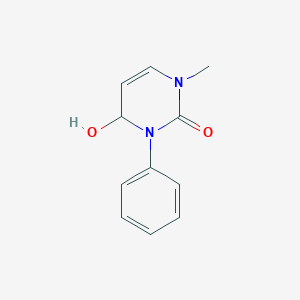 4-Hydroxy-1-methyl-3-phenyl-3,4-dihydropyrimidin-2(1H)-one