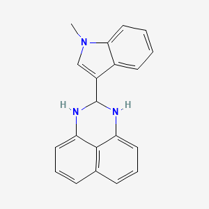 2-(1-Methyl-1H-indol-3-YL)-2,3-dihydro-1H-perimidine