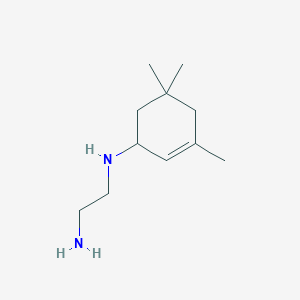 N~1~-(3,5,5-Trimethylcyclohex-2-en-1-yl)ethane-1,2-diamine