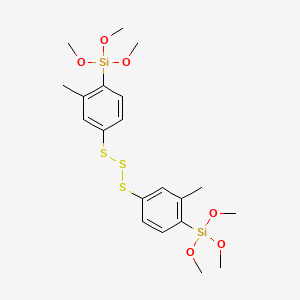 [Trisulfane-1,3-diylbis(2-methyl-4,1-phenylene)]bis(trimethoxysilane)