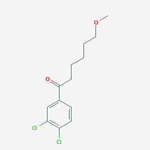 1-(3,4-Dichlorophenyl)-6-methoxyhexan-1-one