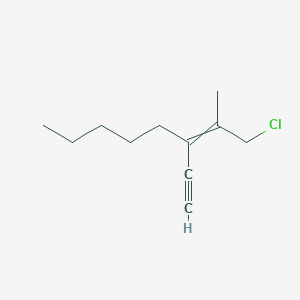 1-Chloro-3-ethynyl-2-methyloct-2-ene