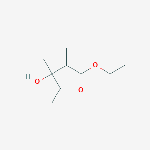 Ethyl 3-ethyl-3-hydroxy-2-methylpentanoate