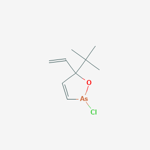 5-tert-Butyl-2-chloro-5-ethenyl-2,5-dihydro-1,2-oxarsole