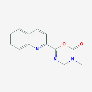 3-Methyl-6-(quinolin-2-yl)-3,4-dihydro-2H-1,3,5-oxadiazin-2-one