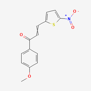 1-(4-Methoxyphenyl)-3-(5-nitrothiophen-2-yl)prop-2-en-1-one