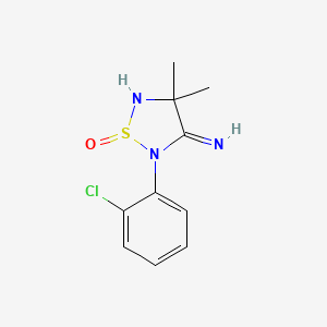 2-(2-Chlorophenyl)-3-imino-4,4-dimethyl-1lambda~4~,2,5-thiadiazolidin-1-one